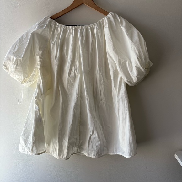 Co Gatheted Puffed Sleeve‎ Blouse Top Sz XS NWT - Picture 6 of 14